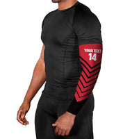 Hekari Papua New Guinea Football Custom Arm Sleeves Go PNG Red Army
