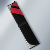 Hekari Papua New Guinea Football Custom Auto Sun Shade Go PNG Red Army