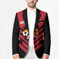 Hekari Papua New Guinea Football Custom Blazer Go PNG Red Army