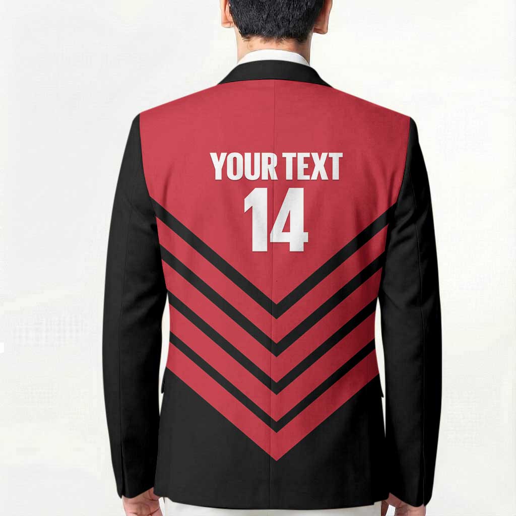 Hekari Papua New Guinea Football Custom Blazer Go PNG Red Army