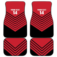 Hekari Papua New Guinea Football Custom Car Mats Go PNG Red Army