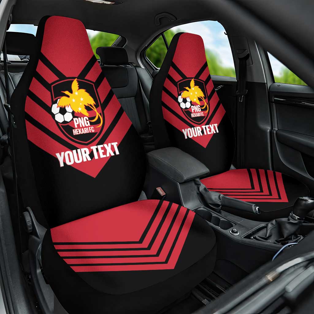 Hekari Papua New Guinea Football Custom Car Seat Cover Go PNG Red Army