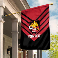Hekari Papua New Guinea Football Custom Garden Flag Go PNG Red Army