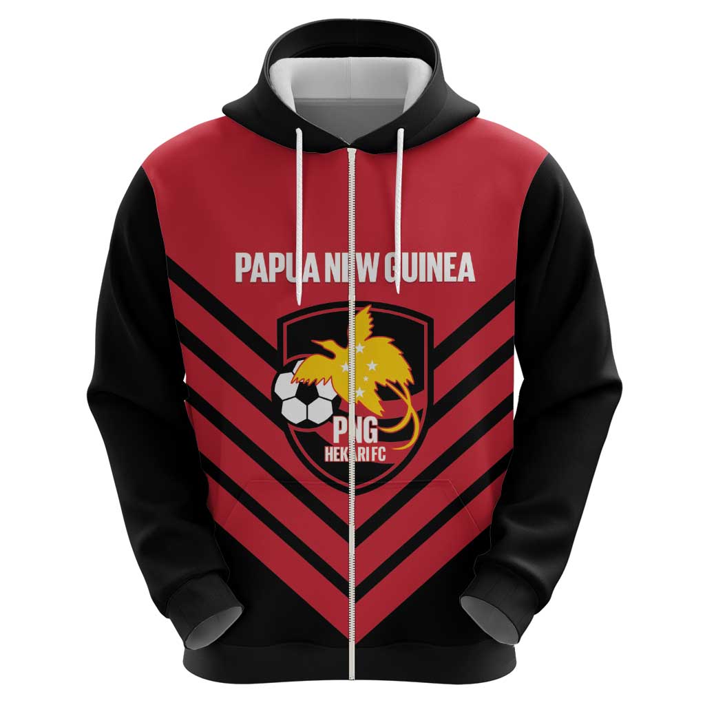 Hekari Papua New Guinea Football Custom Hoodie Go PNG Red Army LT14 - Polynesian Pride