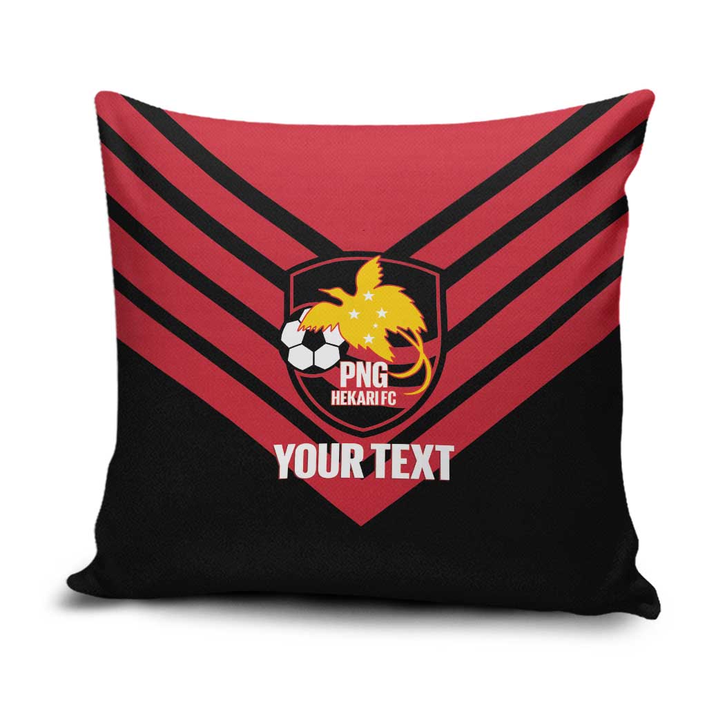 Hekari Papua New Guinea Football Custom Pillow Cover Go PNG Red Army