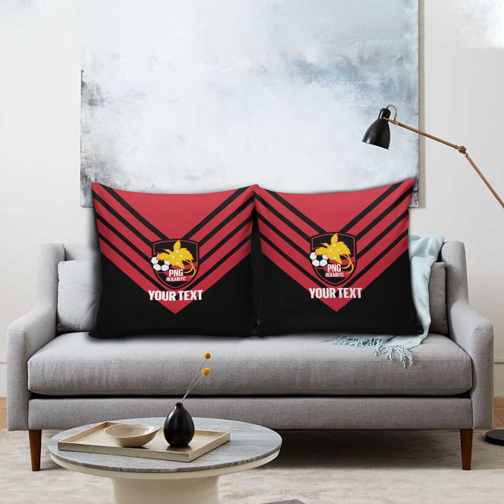 Hekari Papua New Guinea Football Custom Pillow Cover Go PNG Red Army