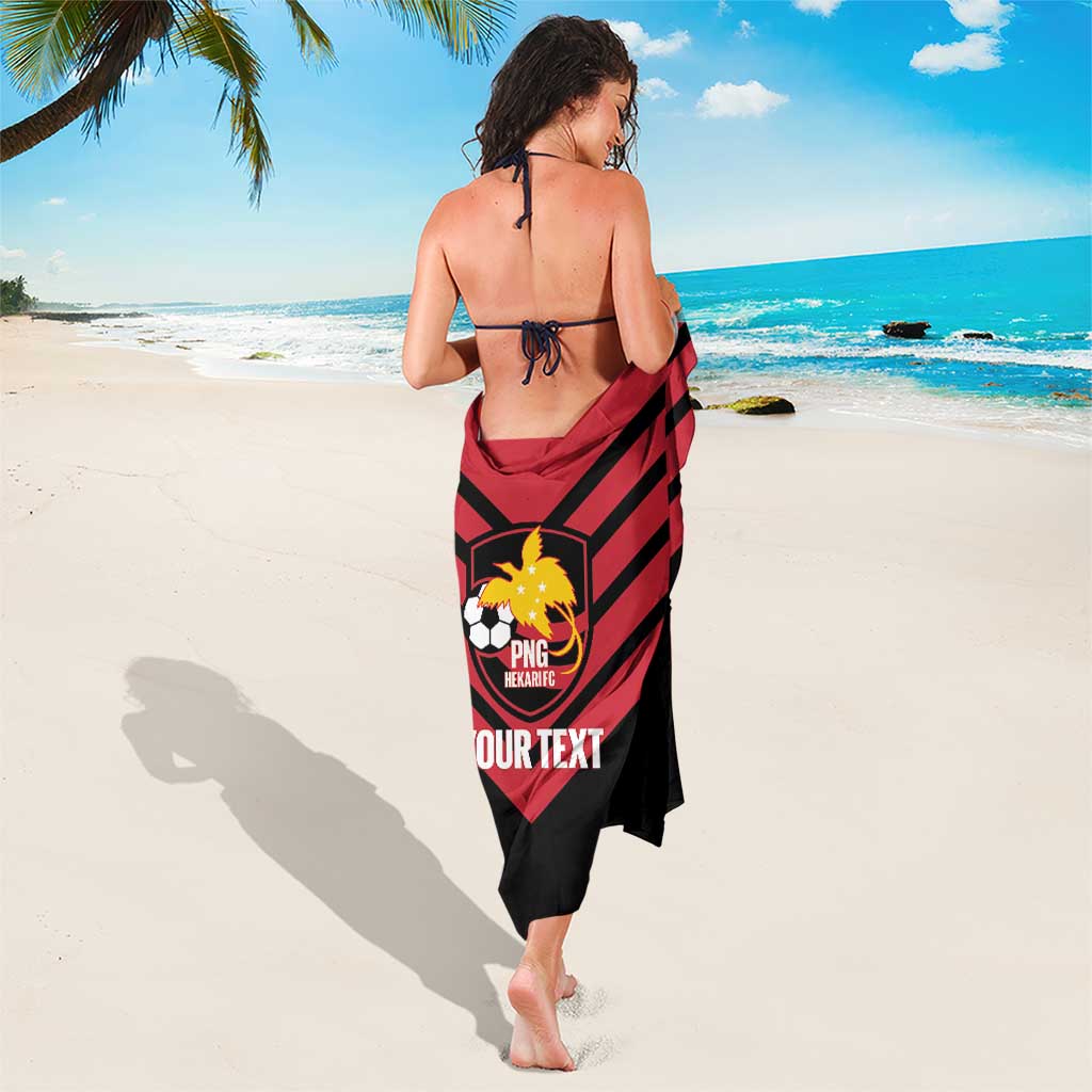 Hekari Papua New Guinea Football Custom Sarong Go PNG Red Army