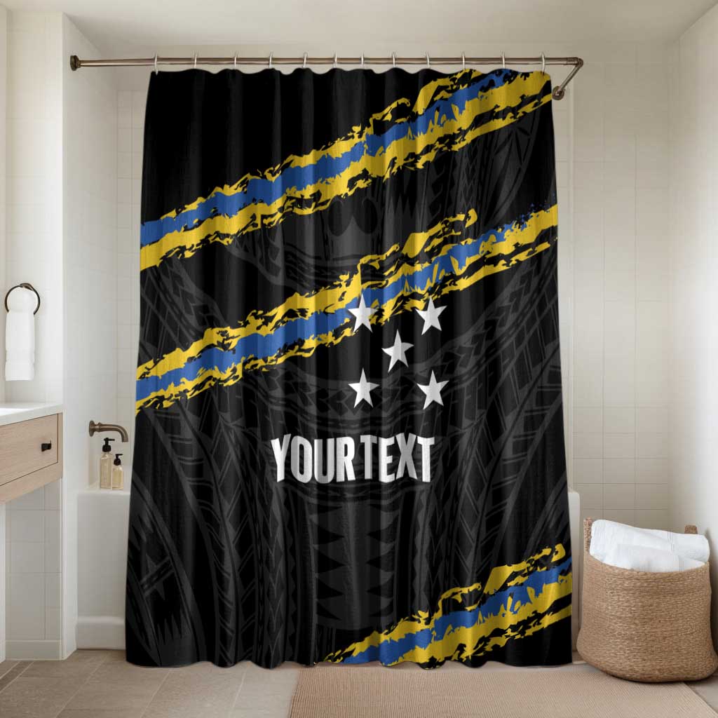 Kings Solomon Islands Football Custom Bathroom Set Come On Solomons Polynesian Grunge Style