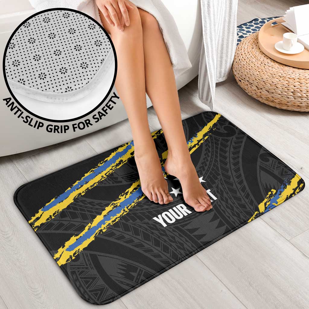 Kings Solomon Islands Football Custom Bathroom Set Come On Solomons Polynesian Grunge Style