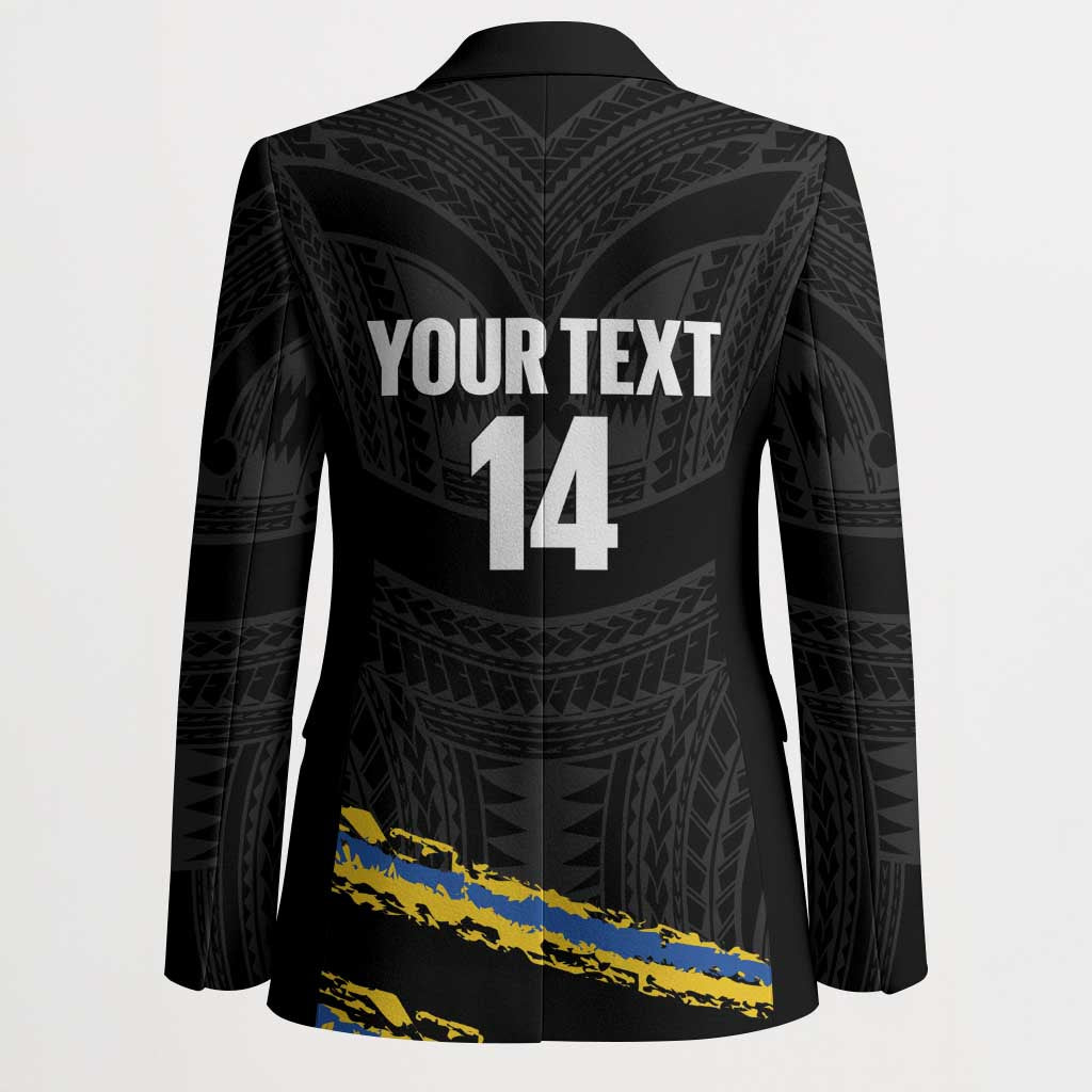 Kings Solomon Islands Football Custom Blazer Come On Solomons Polynesian Grunge Style