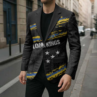 Kings Solomon Islands Football Custom Blazer Come On Solomons Polynesian Grunge Style