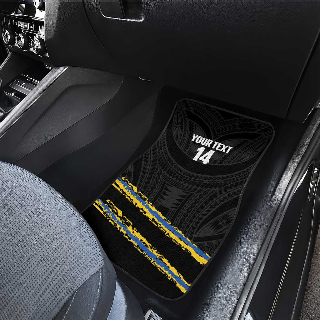 Kings Solomon Islands Football Custom Car Mats Come On Solomons Polynesian Grunge Style