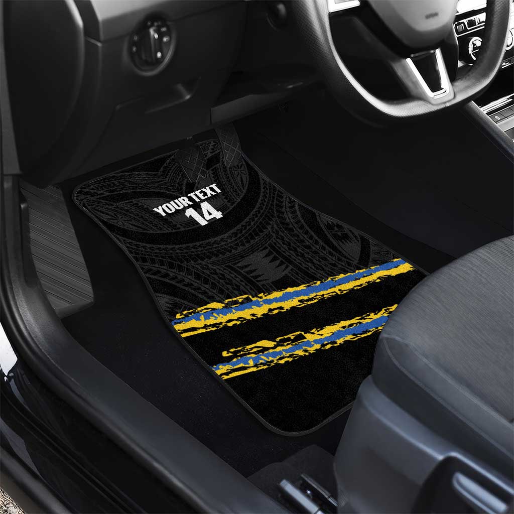 Kings Solomon Islands Football Custom Car Mats Come On Solomons Polynesian Grunge Style