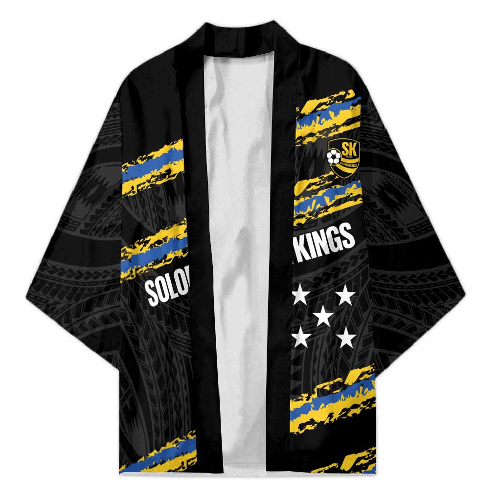 Kings Solomon Islands Football Custom Kimono Come On Solomons Polynesian Grunge Style