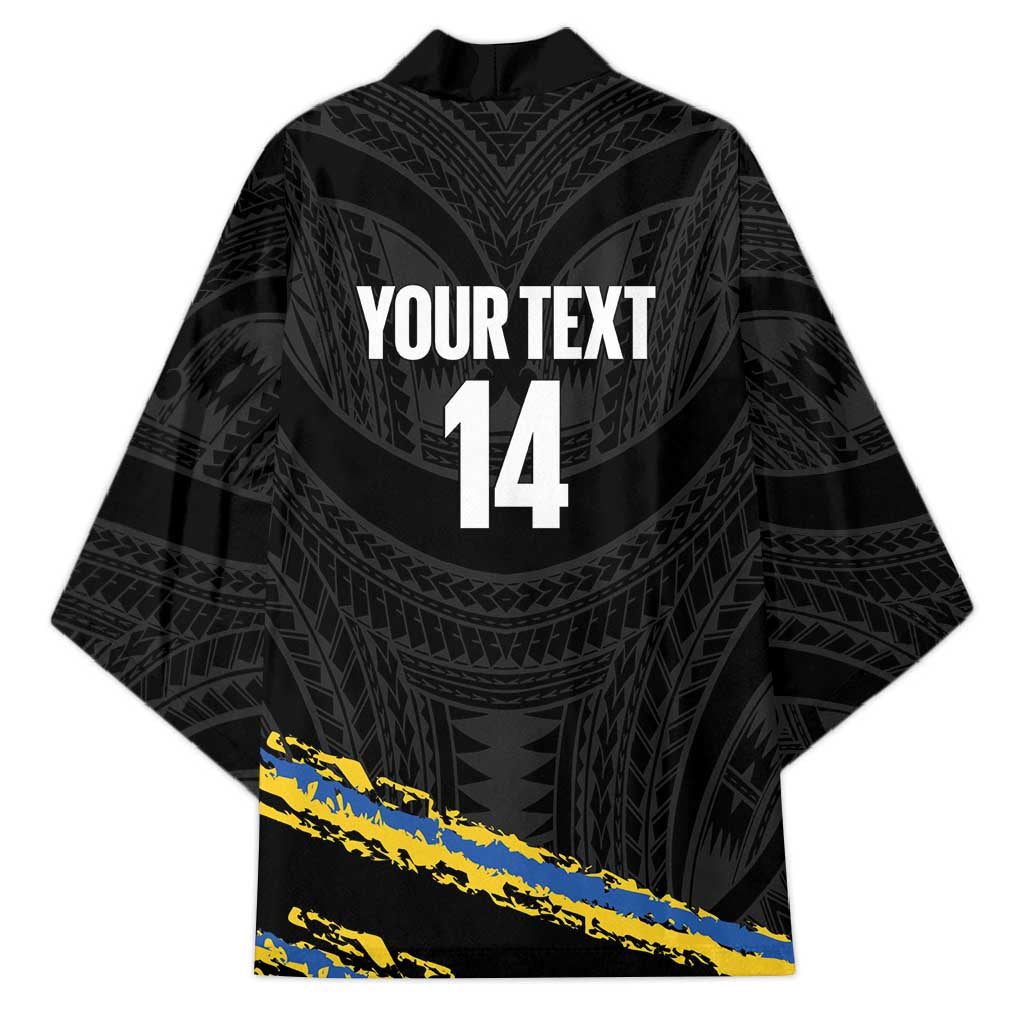 Kings Solomon Islands Football Custom Kimono Come On Solomons Polynesian Grunge Style