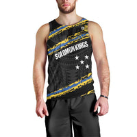 Kings Solomon Islands Football Custom Men Tank Top Come On Solomons Polynesian Grunge Style