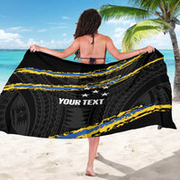 Kings Solomon Islands Football Custom Sarong Come On Solomons Polynesian Grunge Style
