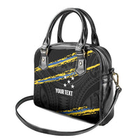 Kings Solomon Islands Football Custom Shoulder Handbag Come On Solomons Polynesian Grunge Style