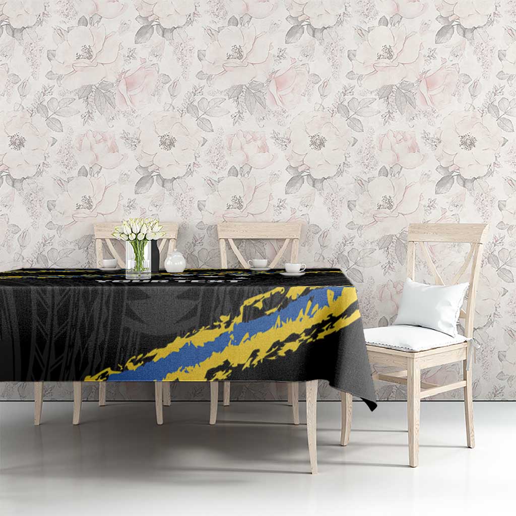Kings Solomon Islands Football Custom Tablecloth Come On Solomons Polynesian Grunge Style
