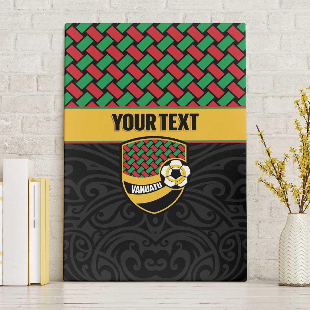 Vanuatu Football Custom Canvas Wall Art Go Chiefs Basket-weave Pattern