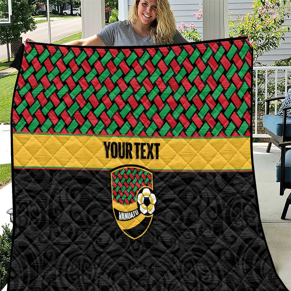 Vanuatu Football Custom Quilt Go Chiefs Basket-weave Pattern