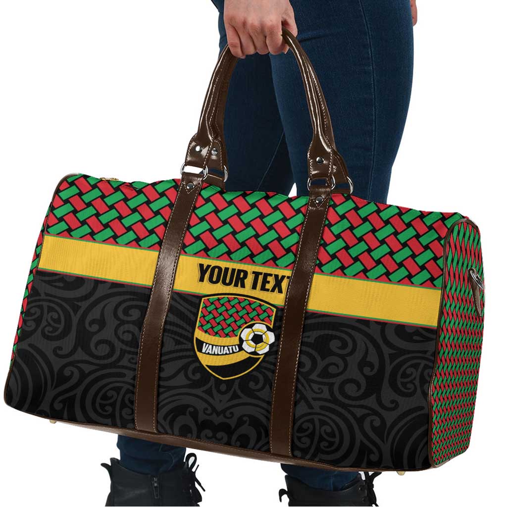 Vanuatu Football Custom Travel Bag Go Chiefs Basket-weave Pattern