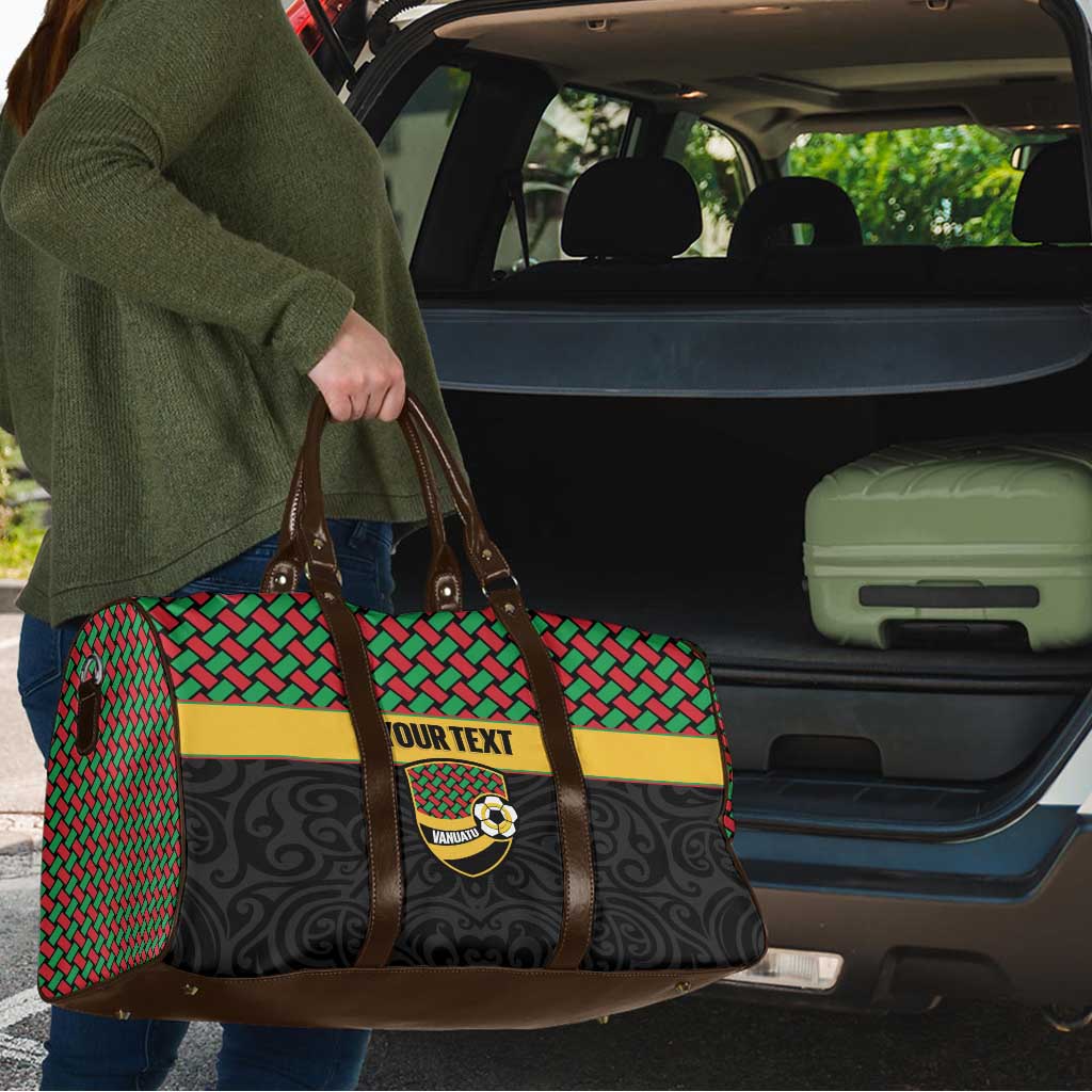 Vanuatu Football Custom Travel Bag Go Chiefs Basket-weave Pattern
