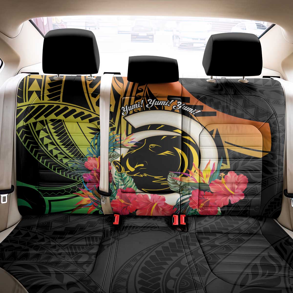 Vanuatu Boar Tusk Yumi Yumi Yumi Back Car Seat Cover Independens Dei Long God Yumi Stanap