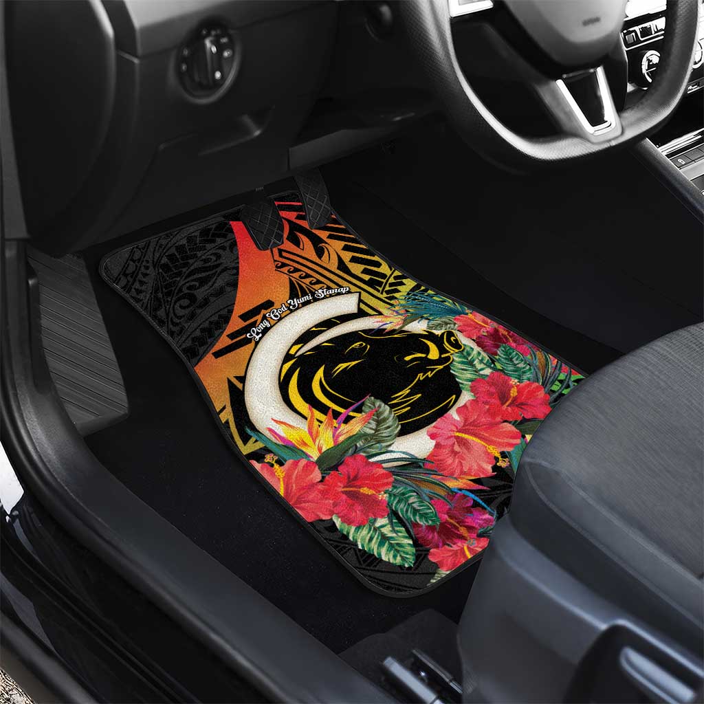 Vanuatu Boar Tusk Yumi Yumi Yumi Car Mats Independens Dei Long God Yumi Stanap