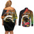 Vanuatu Boar Tusk Yumi Yumi Yumi Couples Matching Off Shoulder Short Dress and Long Sleeve Button Shirt Independens Dei Long God Yumi Stanap