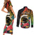 Vanuatu Boar Tusk Yumi Yumi Yumi Couples Matching Short Sleeve Bodycon Dress and Long Sleeve Button Shirt Independens Dei Long God Yumi Stanap