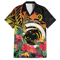 Vanuatu Boar Tusk Yumi Yumi Yumi Family Matching Off The Shoulder Long Sleeve Dress and Hawaiian Shirt Independens Dei Long God Yumi Stanap LT14 Dad's Shirt - Short Sleeve Black - Polynesian Pride