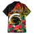Vanuatu Boar Tusk Yumi Yumi Yumi Family Matching Off The Shoulder Long Sleeve Dress and Hawaiian Shirt Independens Dei Long God Yumi Stanap