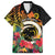 Vanuatu Boar Tusk Yumi Yumi Yumi Family Matching Off Shoulder Maxi Dress and Hawaiian Shirt Independens Dei Long God Yumi Stanap
