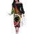 Vanuatu Boar Tusk Yumi Yumi Yumi Off The Shoulder Long Sleeve Dress Independens Dei Long God Yumi Stanap