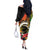 Vanuatu Boar Tusk Yumi Yumi Yumi Off The Shoulder Long Sleeve Dress Independens Dei Long God Yumi Stanap