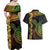Vanuatu Sand Drawing Turtle Couples Matching Off Shoulder Maxi Dress and Hawaiian Shirt Happy Independence Day