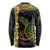 Vanuatu Sand Drawing Turtle Long Sleeve Shirt Happy Independence Day
