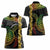 Vanuatu Sand Drawing Turtle Women Polo Shirt Happy Independence Day