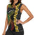 Vanuatu Sand Drawing Turtle Women Sleeveless Polo Shirt Happy Independence Day