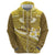 Gold Polynesia Hoodie Tribal Pattern Tropical Frangipani