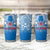 Samoa Rugby Tumbler Cup Toa Samoa Polynesian Pacific Blue Version