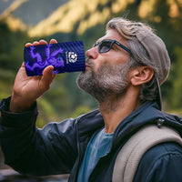 New Zealand and Scotland Rugby 4 in 1 Can Cooler Tumbler All Black Maori With Thistle Together