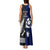 New Zealand and Scotland Rugby Tank Maxi Dress All Black Maori With Thistle Together LT14 - Polynesian Pride