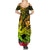 Hawaii Summer Maxi Dress Kanaka Map With Polynesian Shark Tattoo Reggae Unique LT14 - Polynesian Pride