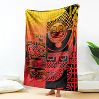 Ia Ora Na Marquesas Islands Blanket Mata Tiki Marquesan Tattoo LT14 - Polynesian Pride