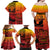 Personalised Ia Ora Na Marquesas Islands Family Matching Off Shoulder Maxi Dress and Hawaiian Shirt Mata Tiki Marquesan Tattoo LT14 - Polynesian Pride