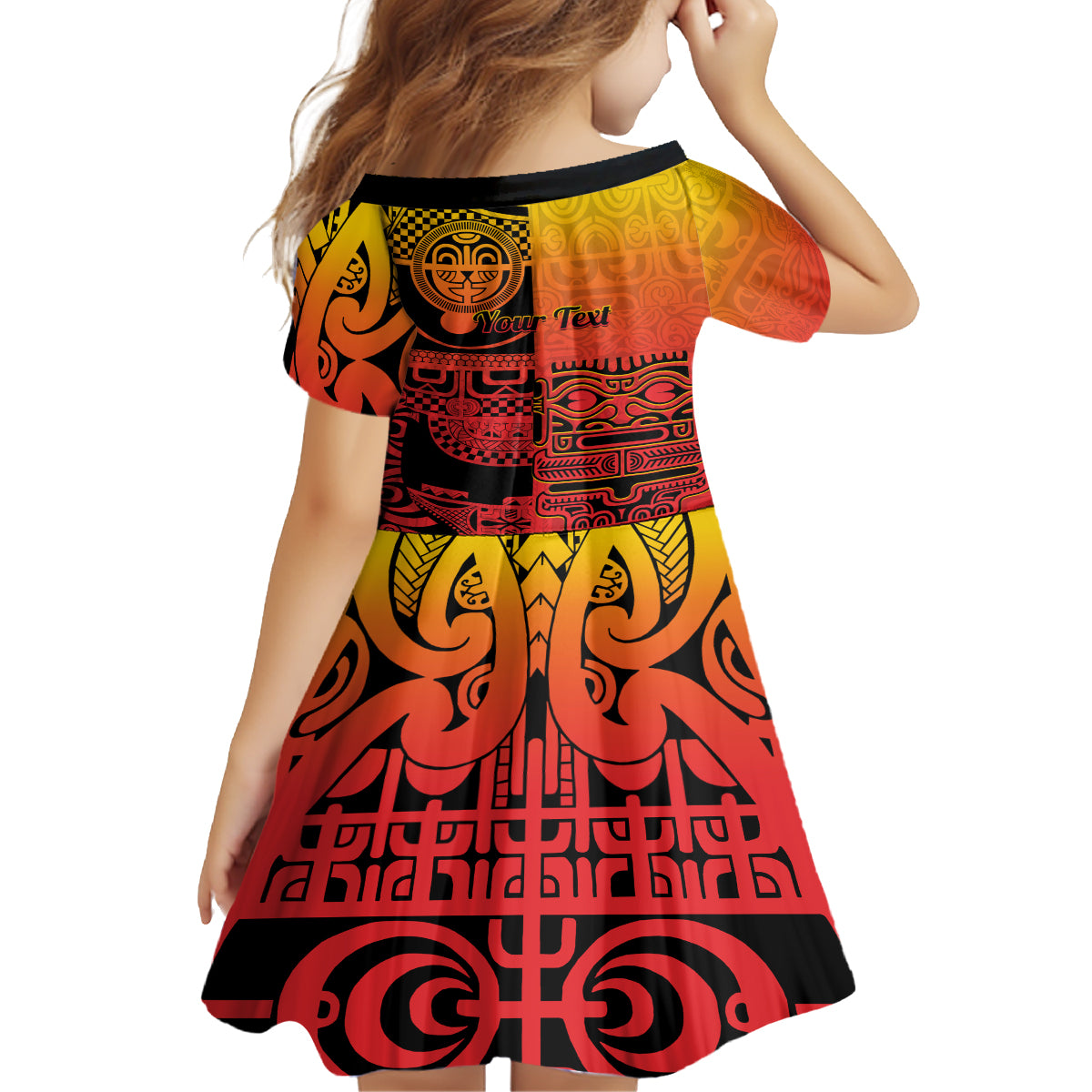 Personalised Ia Ora Na Marquesas Islands Family Matching Puletasi and Hawaiian Shirt Mata Tiki Marquesan Tattoo LT14 - Polynesian Pride