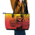 Ia Ora Na Marquesas Islands Leather Tote Bag Mata Tiki Marquesan Tattoo LT14 - Polynesian Pride