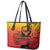 Ia Ora Na Marquesas Islands Leather Tote Bag Mata Tiki Marquesan Tattoo LT14 - Polynesian Pride